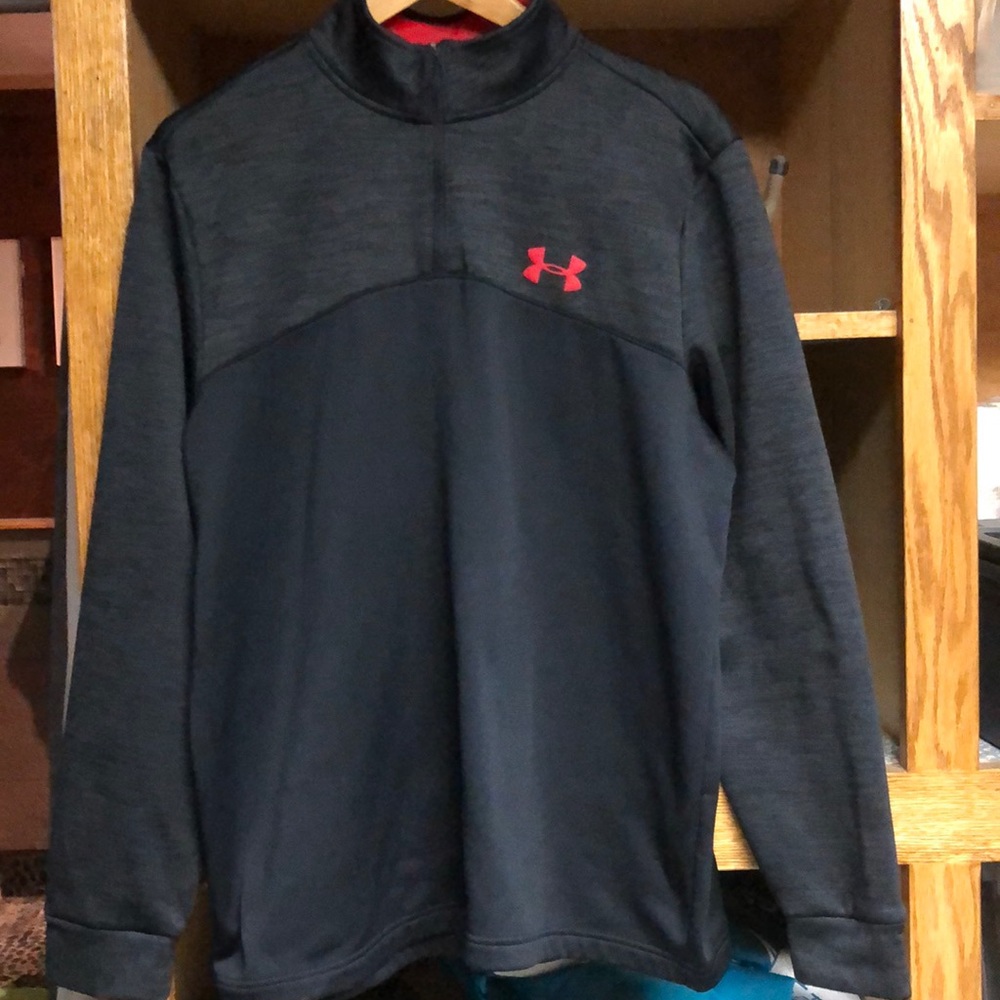 Under Armour 1/4 zip cold gear pullover men’s LG